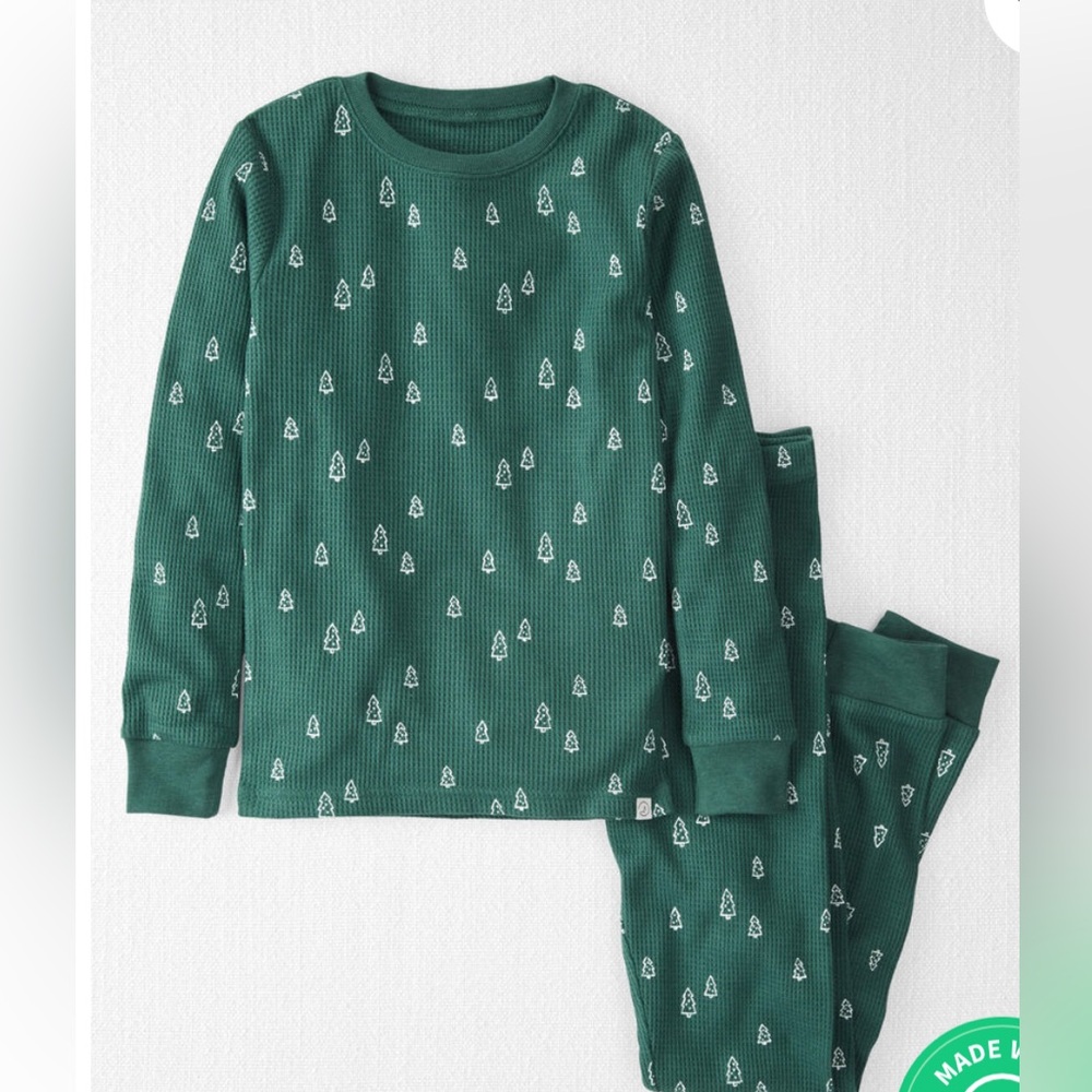 ISO Adults Little Trees Print Carters Pajamas